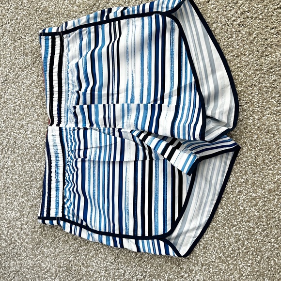 Tommy Hilfiger Pants - Tommy Hilfiger Athletic Blue and White Striped Shorts